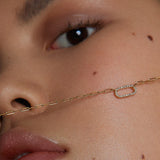 Kinn - Pavé Diamond Link Chain Necklace