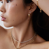 Kinn - Teardrop Hoop Earrings