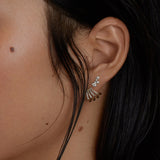 Kinn - Triple Marquise Stud Earring Diamond