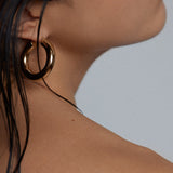 Kinn - Bold Hoop Earrings Medium