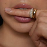 Kinn - Scarlett Pavé Diamond Dome Ring