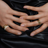 Kinn - Scarlett Pavé Diamond Dome Ring