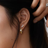 Kinn - Teardrop Hoop Earrings