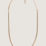 Kinn - Petite Carter Herringbone Chain Necklace