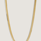 Kinn - Petite Carter Herringbone Chain Necklace