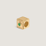 Kinn - Chapter Custom Birthstone Charm Emerald