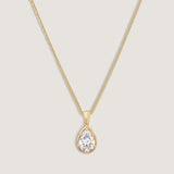 Kinn - Clara Pear Diamond Pendant Necklace