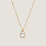 Kinn - Clara Pear Diamond Pendant Necklace