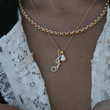 Kinn - Clara Pear Diamond Pendant Necklace