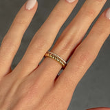 Kinn - Claudine Twist & Dahlia Pavé Ring Stack