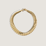 Kinn - Bold Cobra & Paperclip Link Chain Bracelet Stack