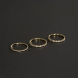 Kinn - Dahlia Pavé Ring 1.2mm Diamond