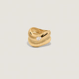 Kinn - Demi Curve & Coil Ring Stack