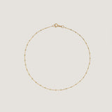 Kinn - Diamond Cut Rolo Chain Anklet