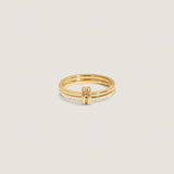 Kinn - Donna Linked Baguette Band Ring