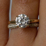 Kinn - Elizabeth Round Ring Natural Diamond