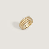 Kinn - Françoise Layered Ellipse Hollow Ring