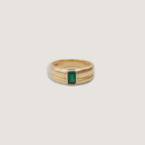 Kinn - Luna Layered Ring Emerald