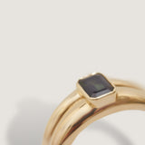 Kinn - Luna Layered Ring Green Tourmaline