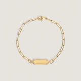 Kinn - Harlow Oval Pavé ID Bracelet