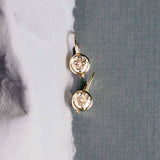 Kinn - Harper 2ctw Round Drop Earrings Yellow Gold