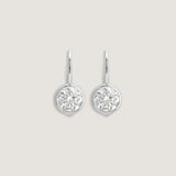 Kinn - Harper 2ctw Round Drop Earrings White Gold