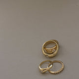Kinn - Round Signet Ring Diamond