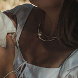 Kinn - Jody Round Diamond Pendant Necklace