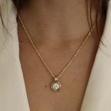 Kinn - Jody Round Diamond Pendant
