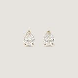 Kinn - June Pear Diamond Stud Earrings