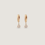 Kinn - Kara Huggie Earrings Diamond