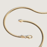 Kinn - Petite Kennedy Herringbone Chain Necklace