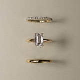 Kinn - Elizabeth Emerald Ring Natural Diamond