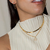 Kinn - Love Letter Diamond Necklace Curb Chain