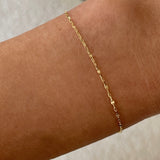 Kinn - Diamond Cut Rolo Chain Bracelet