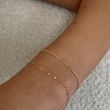Kinn - Diamond Cut Rolo Chain Bracelet