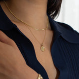 Kinn - Petite Capri Curb Chain Necklace