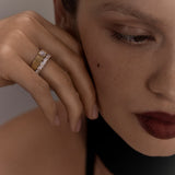 Kinn - Marquise Eternity Ring Diamond Yellow Gold