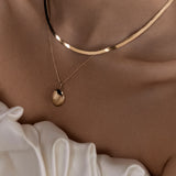 Kinn - Carter Herringbone Chain Necklace