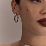 Kinn - Classic Hoop Earrings Medium