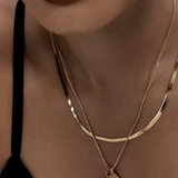 Kinn - Carter Herringbone Chain Necklace