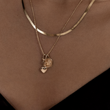 Kinn - Petite Puffed Heart Pendant