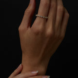 Kinn - Teardrop Eternity Ring Diamond