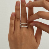 Kinn - Petite Marquise Eternity Ring Yellow Gold