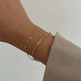 Kinn - Paperclip Link Chain Bracelet
