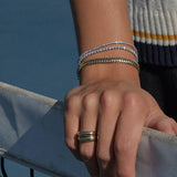 Kinn - Petite Madison Tennis Bracelet Diamond Yellow Gold