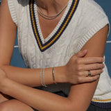 Kinn - Petite Madison Tennis Bracelet Diamond White Gold