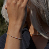Kinn - Petite Rachel Three Prong Tennis Bracelet Diamond