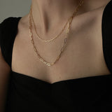 Kinn - Paperclip Link Chain Necklace