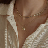 Kinn - Le Chat Marquise Cushion Necklace Diamond